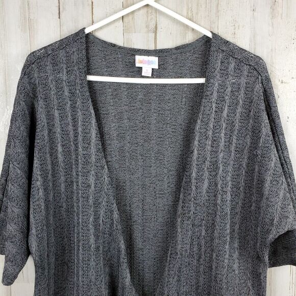 LuLaRoe Simply Comfortable Cardigan Sweater Gray Size Small - Picture 4 of 9